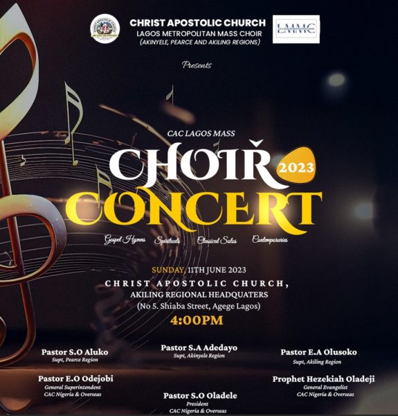 [Event] CAC Lagos Mass Choir Concert 23 - Worshipculture Radio